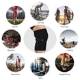 thumbnail image 2 of Graflsoa Adjustable USB Heating Knee Pad for Joint Pain Relief, 3 Heat Settings, Black, Single Unit with 2m Cable, 2 of 6