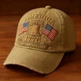 thumbnail image 4 of UngA 250 Year American Anniversary Hat Bald Eagle Embroidery Liberty Patriotic Baseball Cap Adjustable 1776-2026 250th Anniversary USA Hat for Men Women,One Size, 4 of 6