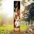thumbnail image 7 of Watercolor Squirrel Fall Garden Stake - 42" Autumn Yard Art, 7 of 7