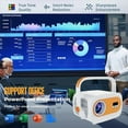 thumbnail image 4 of Gold Projector,600ANSI Native 1080P, 200''Video Projector,Auto Focus & Zoom, 5G Sync,Built-in Apps, 4 of 10