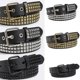 thumbnail image 2 of Harajuku Adult Waist Belt with Pin Buckle Square Rivet Waistband Matte Waist Belts for Women Girls Wear Resistant Belt, 2 of 4