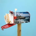 thumbnail image 6 of Sea Lighthouse Magnetic Mailbox Covers, Mail Wraps Garden Yard Home Decor for Outdoor Standard Size 25.5x21 in, 6 of 6