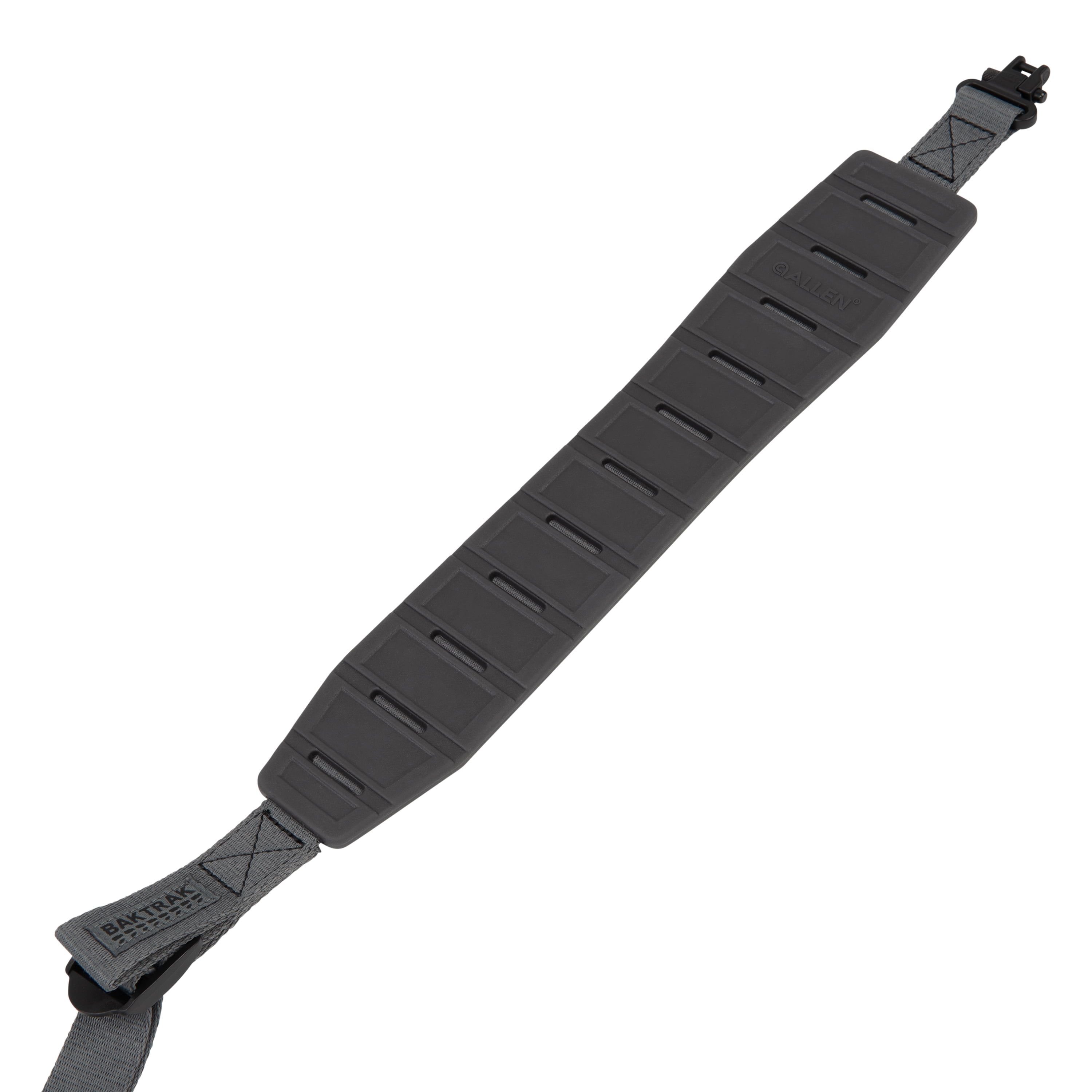 Allen Company Traction Molded Rubber Gun Sling, Adjusts 30 In to 40.5 In, Midnight Gray