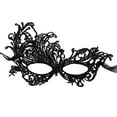 thumbnail image 1 of Guardurnaity Máscaras de encaje multicolor, cubierta de mascarada, accesorios de fiesta de graduación, media máscara de Cosplay, accesorios de Ropa, zapatos y accesorios Miscelánea Negro, 1 of 6