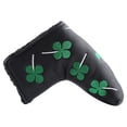 thumbnail image 1 of Housse de Putter Magnétique Housse de Putter en Pu Housse de Putter à Quatre Feuilles Accessoire de Tête de Putter pour Activité Blanc, 1 of 7