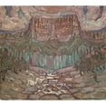 thumbnail image 3 of Carl Burckhardt 22x20 Black Modern Framed Museum Art Print Titled - Shepherd and Flock Crossing a River in the Mountains (1914), 3 of 5