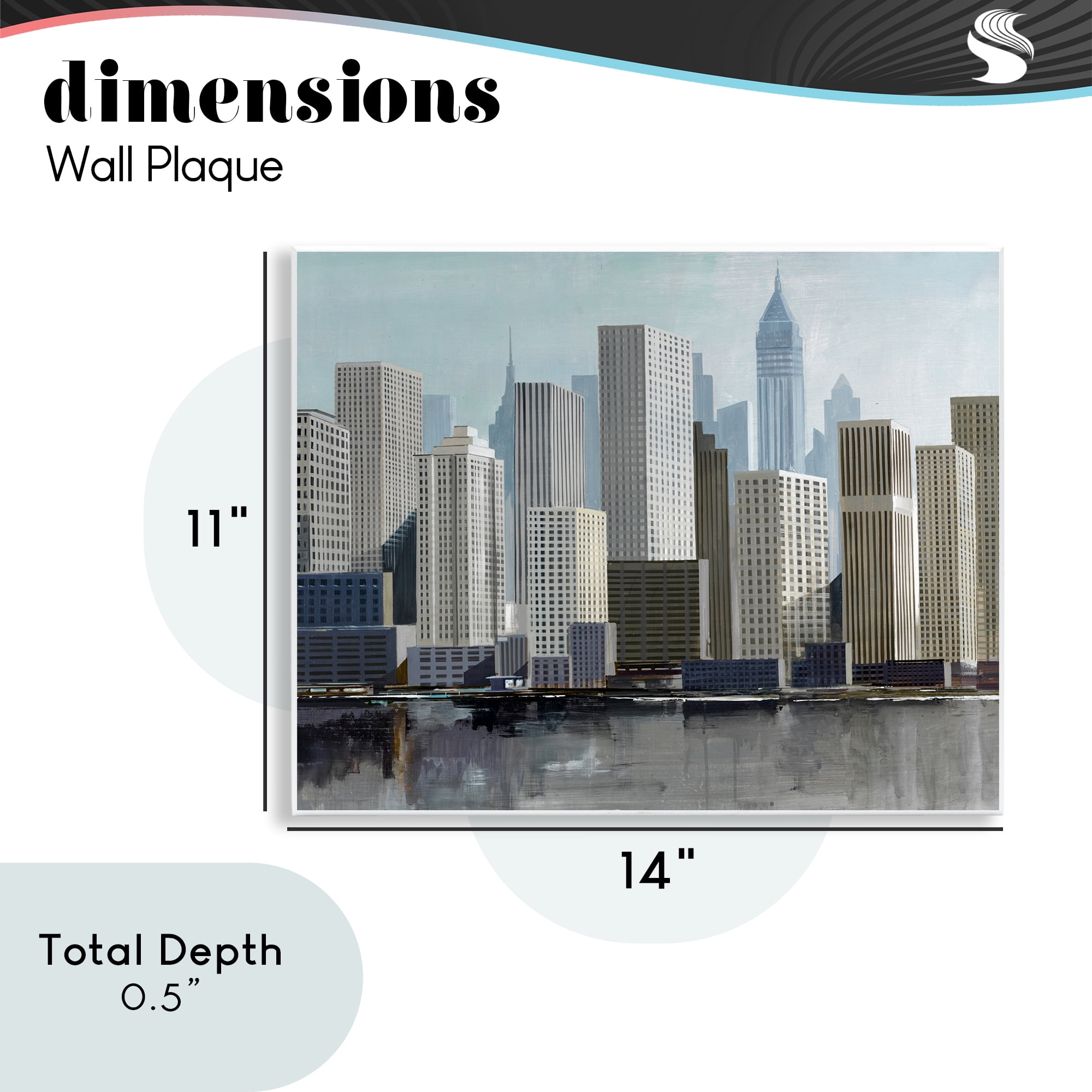 Stupell Industries New York City Sans Bridge Wall Plaque Art, design by Lorenzo Collective