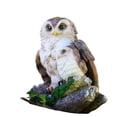 thumbnail image 1 of Owl Figurine Decorative Delicate Vivid Clear Texture Miniature Sculpture Yard Decoration, 1 of 7