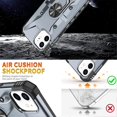 thumbnail image 2 of Sergeant Armor Style Phone Case For Iphone 13 Mini With 360-degree Rotatable Ring Holder, Comes With Magnetic Attraction,5.4 Inches Anti-slip, 2 of 5