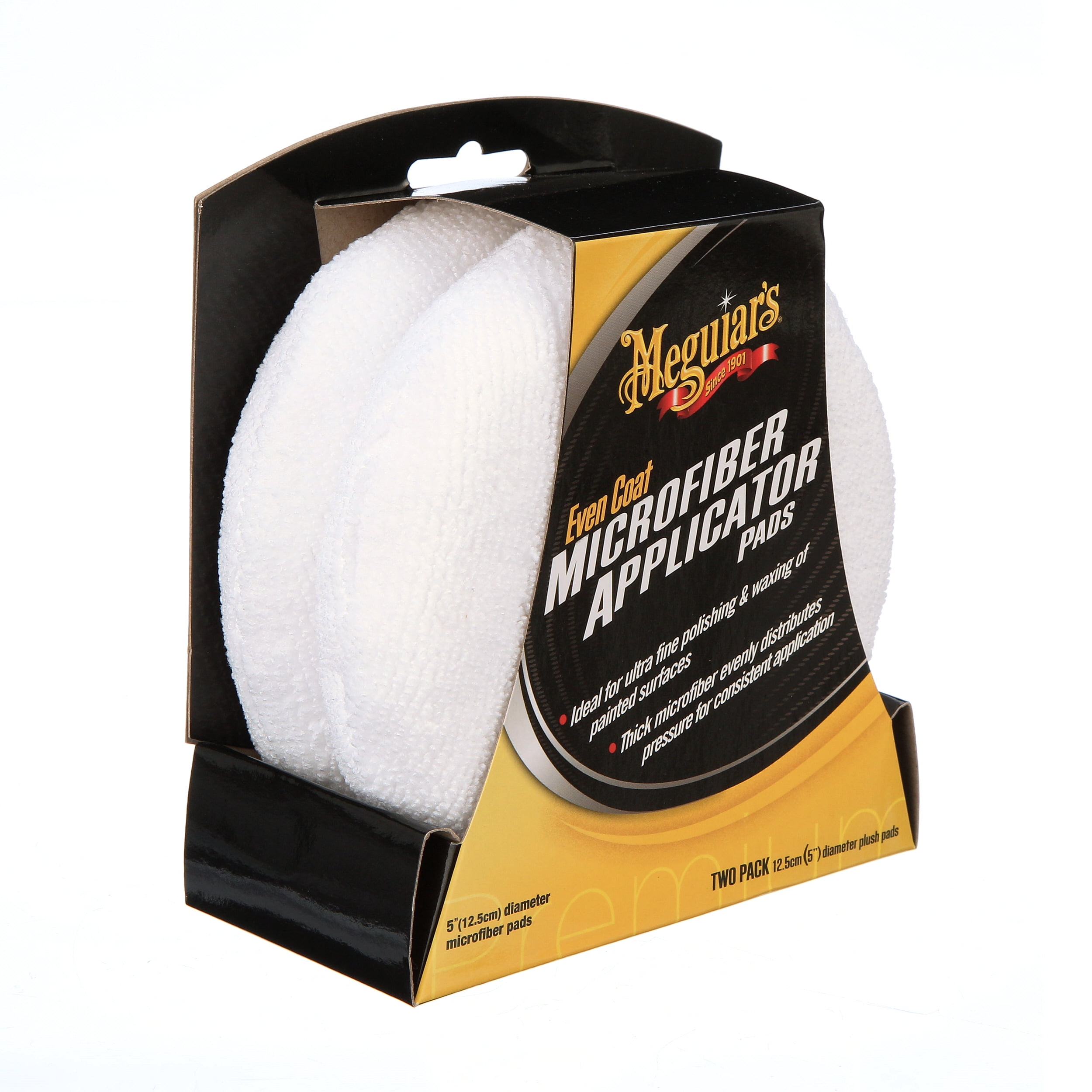 Detailer's Preference® 4.75-inch Microfiber Applicator Pads – 2-pack – Eurow
