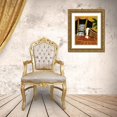 thumbnail image 3 of Sewell, Krista 12x14 Gold Ornate Wood Framed with Double Matting Museum Art Print Titled - Safari Bath, 3 of 4
