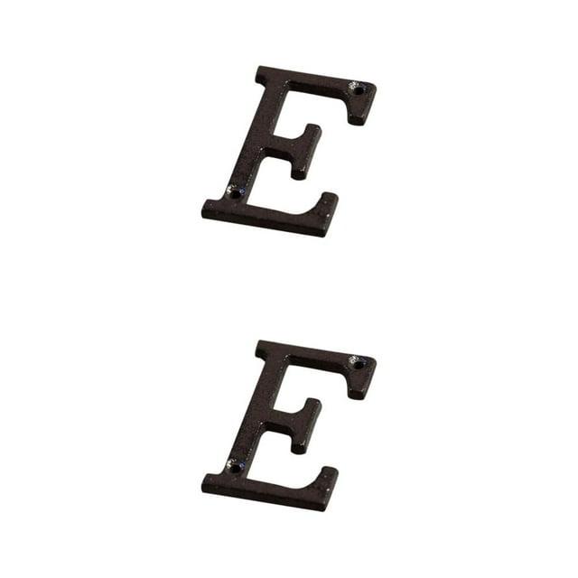 Wweixi Wide Application Metal Letters House Numbers And Stylish Choice B17--E 2Set