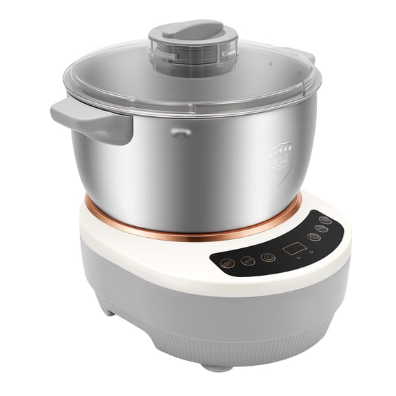ChicHomey 5QT Dough Kneader Machine with Ferment Function, 200W,Stainless Steel Bowl,with Timer & Fermentation Function,Automatic Dough Maker with Digital Display