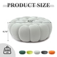 thumbnail image 3 of The Magic Home 43" Bubble Curved Sofa, Light Gray, 3 of 10