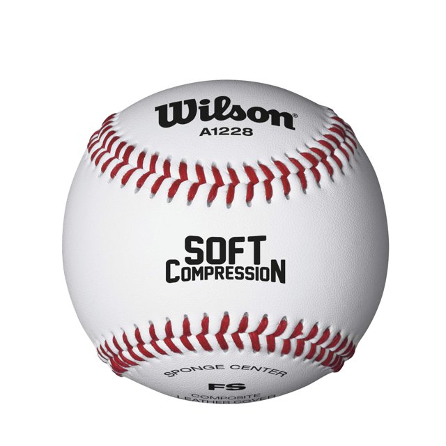Pelotas de béisbol Wilson A1228 de compresión suave, 1 docena