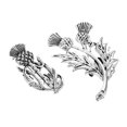 thumbnail image 2 of 2pcs Thistles Brooch Pins Fashion Brooches Jewelry Collar Lapel Breastpins Corsage Pins For Women, 2 of 4