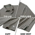 thumbnail image 5 of Golf Shirts for Men Short Sleeve Dry Fit Casual Striped Performance Moisture Wicking Collared Mens Polo Shirts, 5 of 6