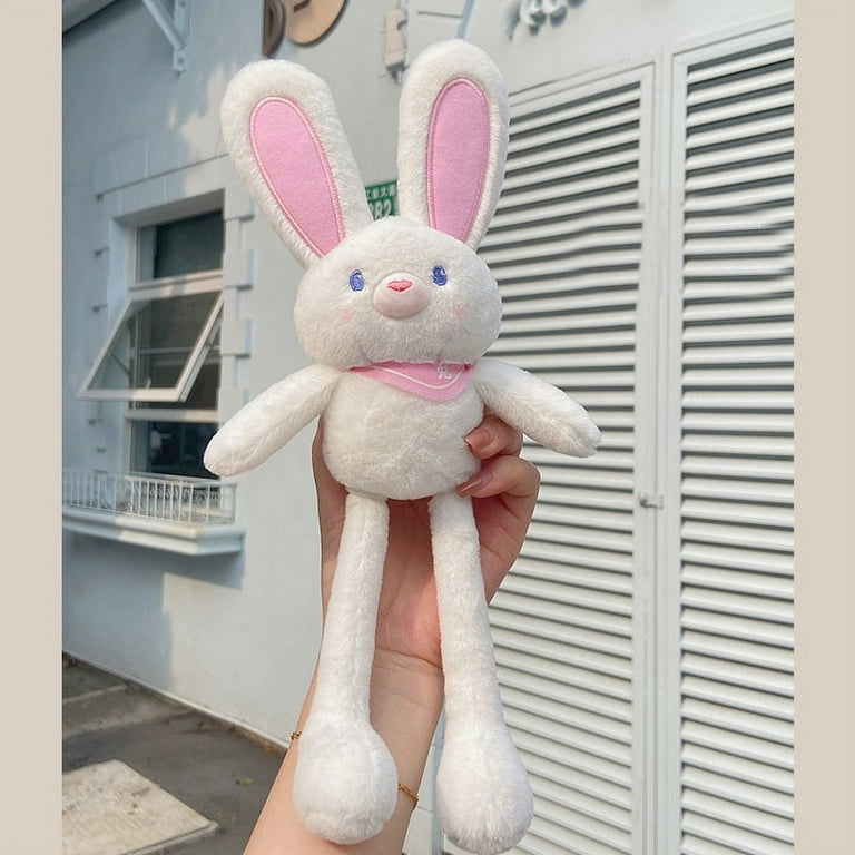 FORTUNE Bunny with Adjustable Legs Plush Stretchable Rabbit