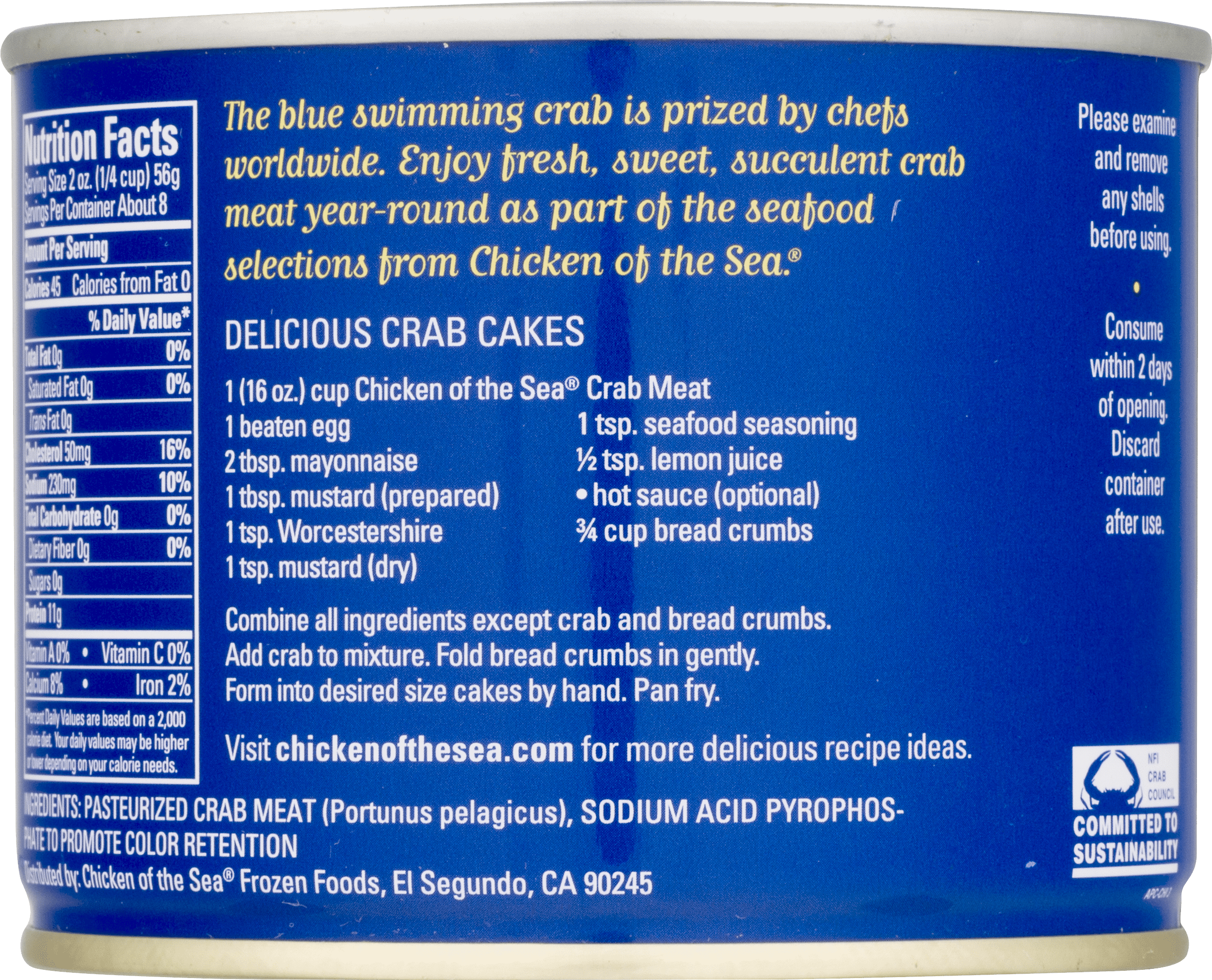 Fresh Market Maryland Crab Cakes Nutrition Fresh Market Maryland Crab Cakes Nutrition