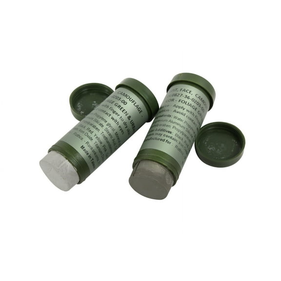 Nato Camo Face Paint Stick, Foliage Green and Urban Grey