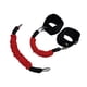 thumbnail image 4 of Bandas de resistencia para piernas con tobilleras, cinturones de entrenamiento de salto, rebote de tobillos Rojo, 4 of 9