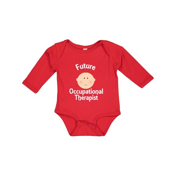 Inktastic Future Occupational Therapist Occupation Boys or Girls Long Sleeve Baby Bodysuit