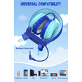 thumbnail image 2 of New Bee Kids Wired Headphone W/Mic, 3.5mm Jack Foldable Kids Headphones for School, PC, Laptop, iPad, 2 of 7