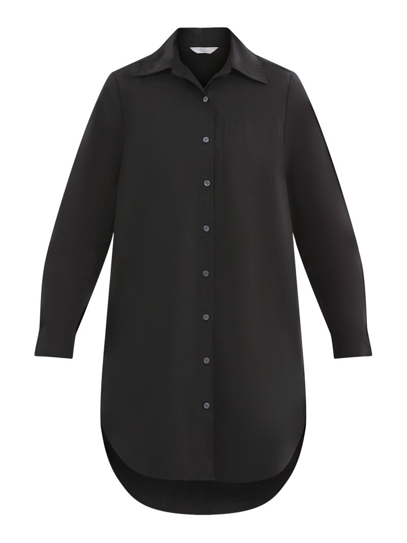 poplin t shirt dress Cotton Poplin Mini Shirt Dress