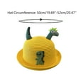 thumbnail image 3 of EnJoCho Children Cartoon Cap Girls Baby Boys Spring Autumn Outdoor Shade 3D Dinosaur Fisherman Hat Cute Casual Outdoor Caps, 3 of 4