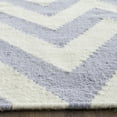 thumbnail image 3 of Safavieh Dhurries Bentley Geometric Runner Rug, Purple/Ivory, 2'6" x 8', 3 of 10