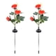 thumbnail image 1 of Luz decorativa solar para exteriores, 2 piezas LED Flor solar Luz LED para césped Luz solar de flor artificial Confiabilidad excepcional Jadeshay A, 1 of 8