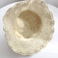 thumbnail image 3 of Summer Beach Sun Straw Hats for Women Wide Brim Packable Travel Bucket Hats UPF 50+, 3 of 9