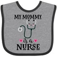 thumbnail image 3 of Inktastic Nurse Mom Kids Nursing Girls Baby Bib, 3 of 4