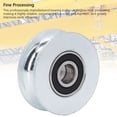 thumbnail image 4 of U Groove Pulley, Strong Load Bearing Guide Pulley Wheel Stable Running 64mm Diameter  for Hanging Equipment, 4 of 7