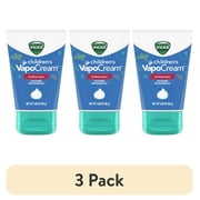 (3 pack) Vicks Vapo Cream Kids, Soothing Non-Medicated Vapor Cream for Children with Menthol Scent, 3 Oz