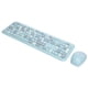 thumbnail image 3 of Juego de teclado y mouse inalámbricos Sincero 2.4G 110 teclas azul, 3 of 10