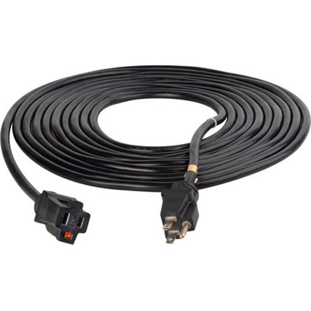Milspec Industries MILSPE-D16624100 100 Pi. Pro-Power Cordset 1.67 AC Rallonge, Noir