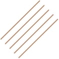 thumbnail image 1 of Pure Copper Round Rod 11.8 Inch Length Bare Copper Metal Rod Solid Copper Rod Lathe Bar Stock (5 Pcs, 4 mm Dia), 1 of 6