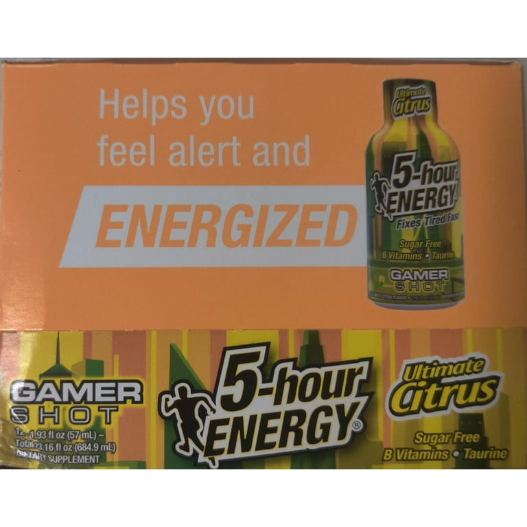 5-hour ENERGY , Extra Strength, Ultimate Citrus, 12 Pack, 1.93 oz