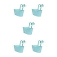 thumbnail image 3 of ZheElen Detachable Hanging Flower Pot. Strong And Lightweight For Easy Gardening Stylish Decoration Light blue 5Set, 3 of 6