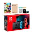 thumbnail image 1 of Nintendo Switch Neon Red Blue Joy-Con Console Set, Bundle With Arms And Mytrix Accessories Nintendo HADSKEAAA, 1 of 2