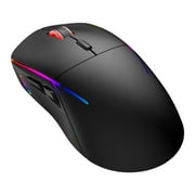 FFN Wireless Gaming Mouse,24000DPI Adjustable,6 Programmable Buttons,75H Battery,3 Mode 2.4GHz/Bluetooth 5.3/USB-C Wired, Rechargeable Gaming Mice for PC,Mac,Computer,Laptop,Tablet-Black
