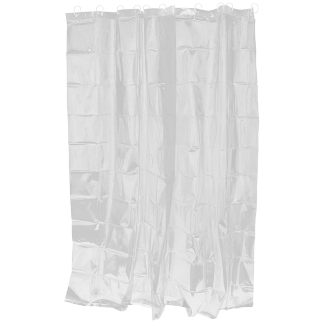 Shisuyan 1 Ensemble de Doublure de Rideau de Douche Transparent Rideau de Douche en PEVA Imperméable avec Illets