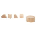 thumbnail image 6 of Quarter Circle Wooden Building Blocks Set 1-inch, Pack of 100 Unfinished Wooden Blocks for Crafts & Loose-Parts Play, by Woodpeckers, 6 of 7