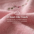 thumbnail image 4 of REGALWOVEN Floral Embroidered Hand Towels for Bathroom, 13 x 29 Inch Soft Absorbent Decorative Towel for Bath, Kitchen, Spa, Gym Pink 2-Piece, 4 of 5