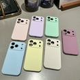 thumbnail image 5 of Kryonix for iPhone 17 Case Silicone,Integrated Silicone Camera Control Button Anti-Scratch Microfiber Lining Phone Case Plain Solid Color Minimalist Aesthetic Cute,Sky Blue/Pink/Purple, 5 of 8