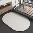 thumbnail image 5 of Alfombrilla de baño duradera, de secado rápido, absorbente, antideslizante, de tierra de diatomeas, para ducha y bañera, fácil de limpiar, lavable, para el hogar, tamaño 15,7 x 23,6, estilo, 5 of 5
