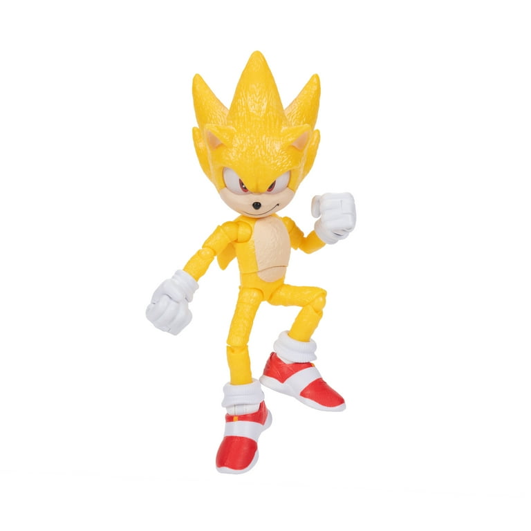 Sonic The Hedgehog 3 Movie 5 inch Super Sonic Action Figure Sonic The Hedgehog 3 Movie 5 inch Super Sonic Action Figure