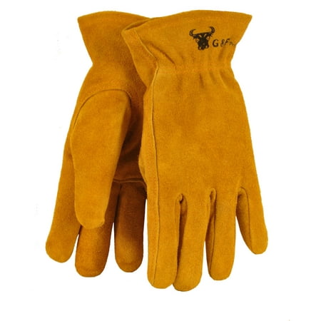 G & F Kids Leather Work Gloves for Ages 4 to 6