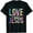 Black, variant on Love Like Jesus Bible Verse Psalm Christian Faith Tie Dye Womens T-Shirt Black